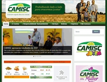 Tablet Screenshot of camisc.com.br